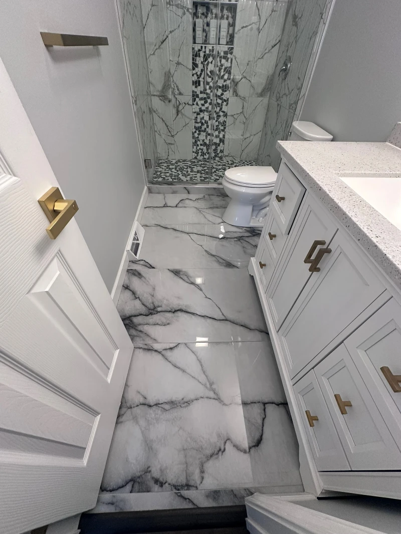 Melos Construction Bathrooms project in Kansas City