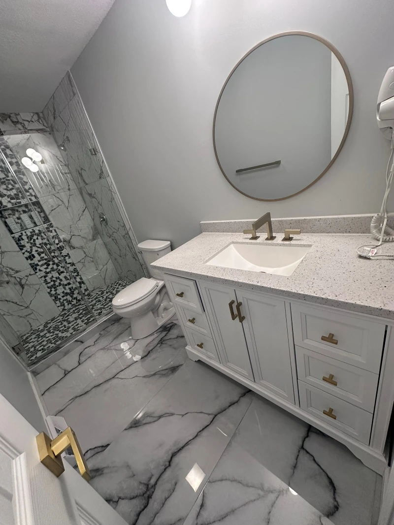 Melos Construction Bathrooms project in Kansas City